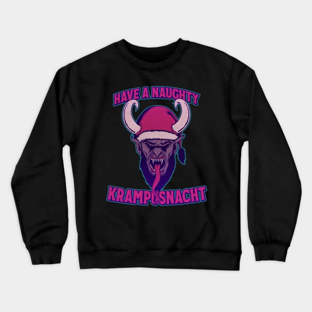 Krampusnacht Crewneck Sweatshirt by kickpunch